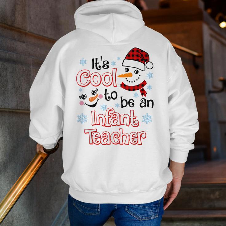 It's Cool To Be a Infant Teacher Snowman Winter Christmas Men Zip Up Hoodie Back Print, funny gift It's Cool To Be a Infant Teacher Snowman Winter Christmas Men Zip Up Hoodie Back Print, funny gift