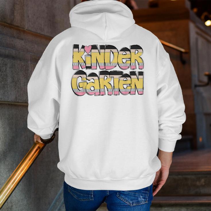 Kindergarten Pencil First Day Of School Teacher Toddler Kids Men Zip Up Hoodie Back Print, funny gift Kindergarten Pencil First Day Of School Teacher Toddler Kids Men Zip Up Hoodie Back Print, funny gift