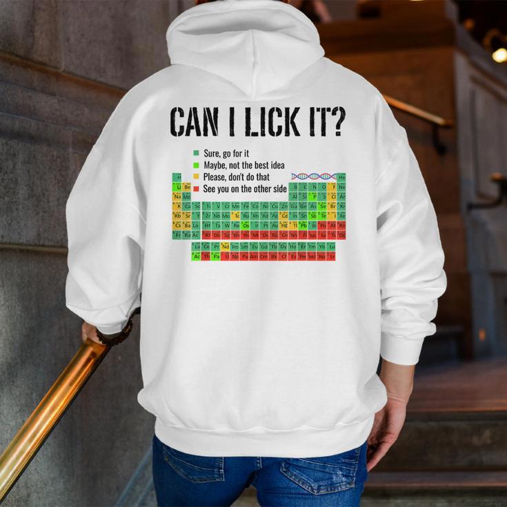 Can I Lick It Periodic Table Chart Science Teacher Men Zip Up Hoodie Back Print, Science Teacher Hoodies, funny gift Can I Lick It Periodic Table Chart Science Teacher Men Zip Up Hoodie Back Print, Science Teacher Hoodies, funny gift