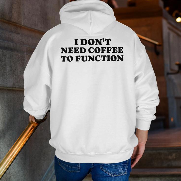 Lie Teacher Coffee Saying Humor School Women's Men Zip Up Hoodie Back Print, funny gift