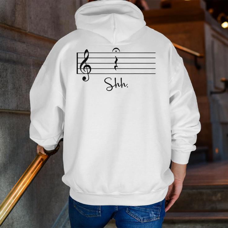 Music Notes Shirt Shh Quarter Fermata Teacher Men Zip Up Hoodie Back Print, funny gift Music Notes Shirt Shh Quarter Fermata Teacher Men Zip Up Hoodie Back Print, funny gift