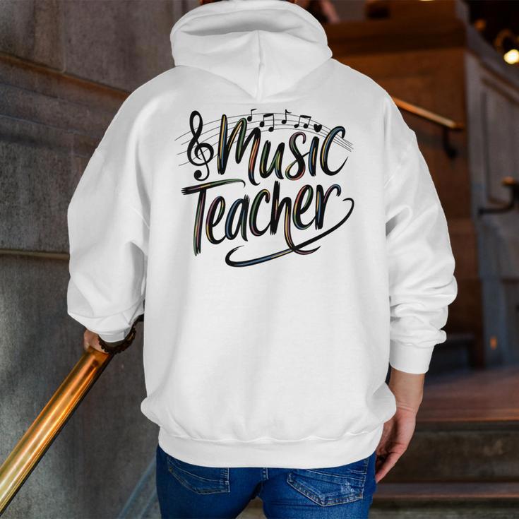 Music Teacher For Women Elementary First Day Of School Men Zip Up Hoodie Back Print, funny gift Music Teacher For Women Elementary First Day Of School Men Zip Up Hoodie Back Print, funny gift