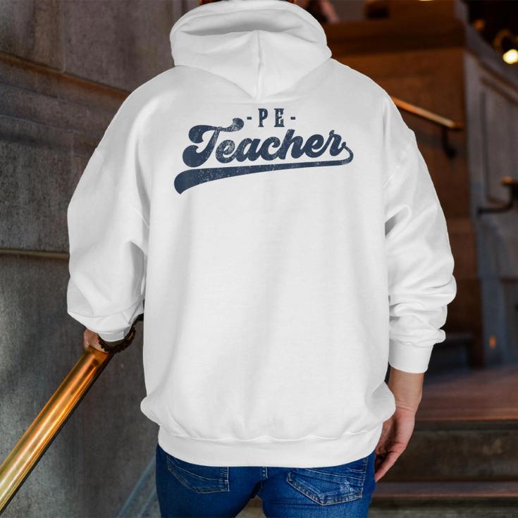 PE Teacher Cute Vintage Graphic Physical Education Teacher Men Zip Up Hoodie Back Print, Pe Teacher Hoodies, funny gift PE Teacher Cute Vintage Graphic Physical Education Teacher Men Zip Up Hoodie Back Print, Pe Teacher Hoodies, funny gift