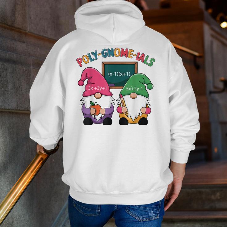 Poly-Gnome-Ials Algebra Teacher Calcul Teacher Men Zip Up Hoodie Back Print, funny gift Poly-Gnome-Ials Algebra Teacher Calcul Teacher Men Zip Up Hoodie Back Print, funny gift