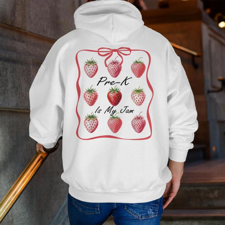 Pre K Is My Jam Teacher Team Crew Preschool Cute Strawberry Men Zip Up Hoodie Back Print, funny gift Pre K Is My Jam Teacher Team Crew Preschool Cute Strawberry Men Zip Up Hoodie Back Print, funny gift