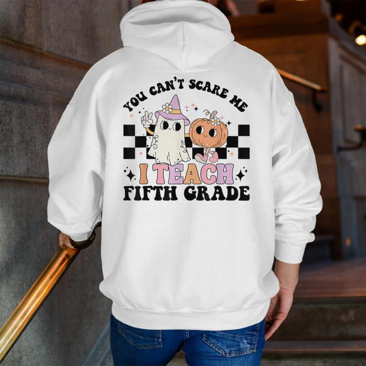 Retro You Can't Scare Me I Teach 5th Grade Teacher Halloween Men Zip Up Hoodie Back Print, funny gift Retro You Can't Scare Me I Teach 5th Grade Teacher Halloween Men Zip Up Hoodie Back Print, funny gift
