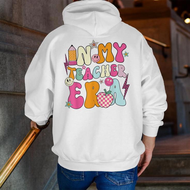 Retro Groovy In My Teaching Era Best Teacher Appreciation Men Zip Up Hoodie Back Print, Groovy Teacher Hoodies, funny gift Retro Groovy In My Teaching Era Best Teacher Appreciation Men Zip Up Hoodie Back Print, Groovy Teacher Hoodies, funny gift