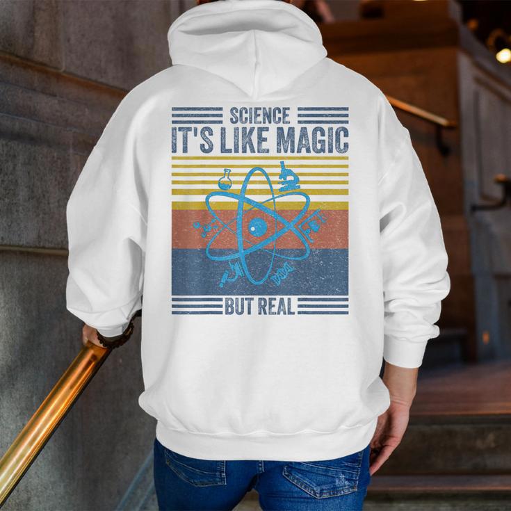 Science It's Like Magic But Real Science Teacher Geek Nerd Men Zip Up Hoodie Back Print, Science Teacher Hoodies, funny gift Science It's Like Magic But Real Science Teacher Geek Nerd Men Zip Up Hoodie Back Print, Science Teacher Hoodies, funny gift