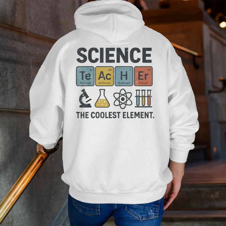Science Teacher Periodic Table Jokes Chemistry Pun Men Zip Up Hoodie Back Print, Science Teacher Hoodies, funny gift
