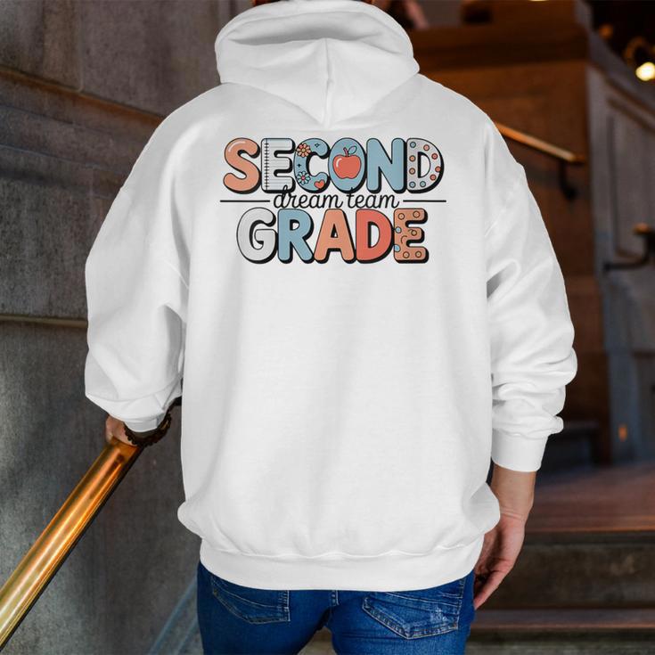 Second Grade Dream Team Back To School 2nd Grade Teacher Men Zip Up Hoodie Back Print, 2nd Grade Teacher Hoodies, funny gift Second Grade Dream Team Back To School 2nd Grade Teacher Men Zip Up Hoodie Back Print, 2nd Grade Teacher Hoodies, funny gift