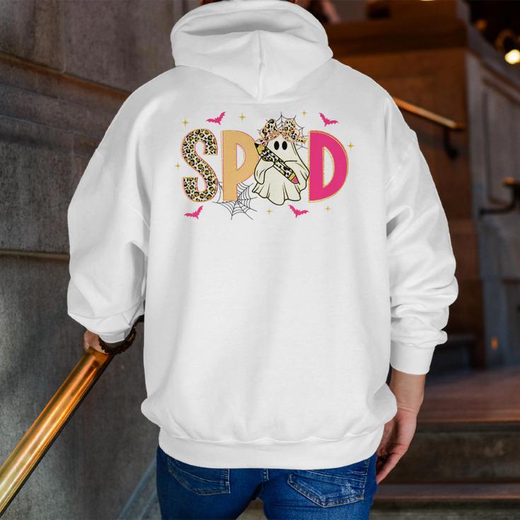 Sped Teacher Halloween Ghost Special Education Preppy Fall Men Zip Up Hoodie Back Print, funny gift Sped Teacher Halloween Ghost Special Education Preppy Fall Men Zip Up Hoodie Back Print, funny gift