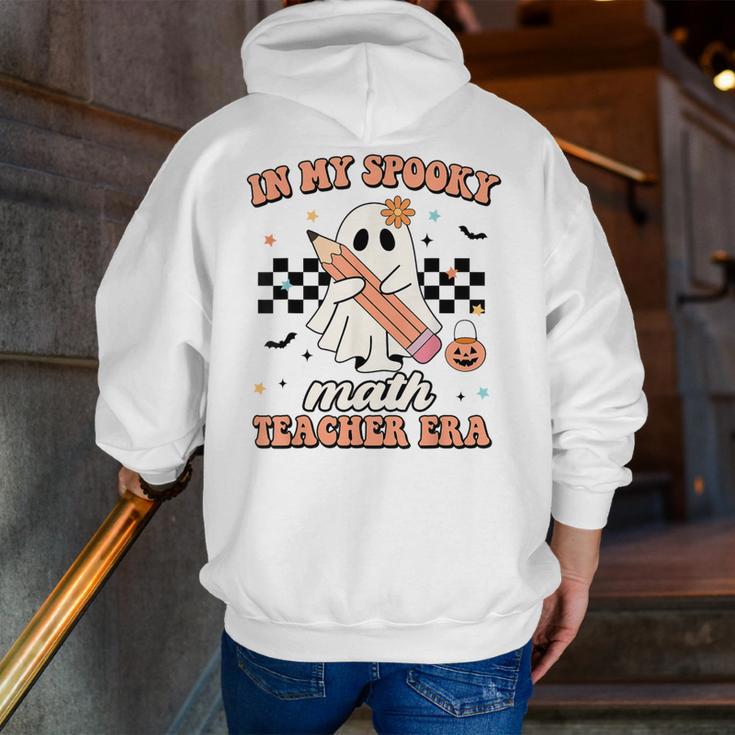 In My Spooky Math Teacher Era Groovy Retro Halloween Costume For Men Women Men Zip Up Hoodie Back Print, Groovy Teacher Hoodies, funny gift In My Spooky Math Teacher Era Groovy Retro Halloween Costume For Men Women Men Zip Up Hoodie Back Print, Groovy Teacher Hoodies, funny gift