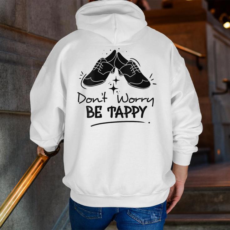 Tap Dancer Tap Dancing Shoes Tap Dance Teacher Men Zip Up Hoodie Back Print, funny gift