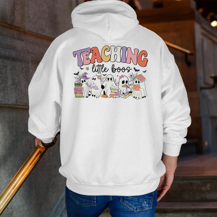 Teaching My Little Boos Teacher Ghost Teacher Halloween For Men Women Kids Men Zip Up Hoodie Back Print, funny gift Teaching My Little Boos Teacher Ghost Teacher Halloween For Men Women Kids Men Zip Up Hoodie Back Print, funny gift
