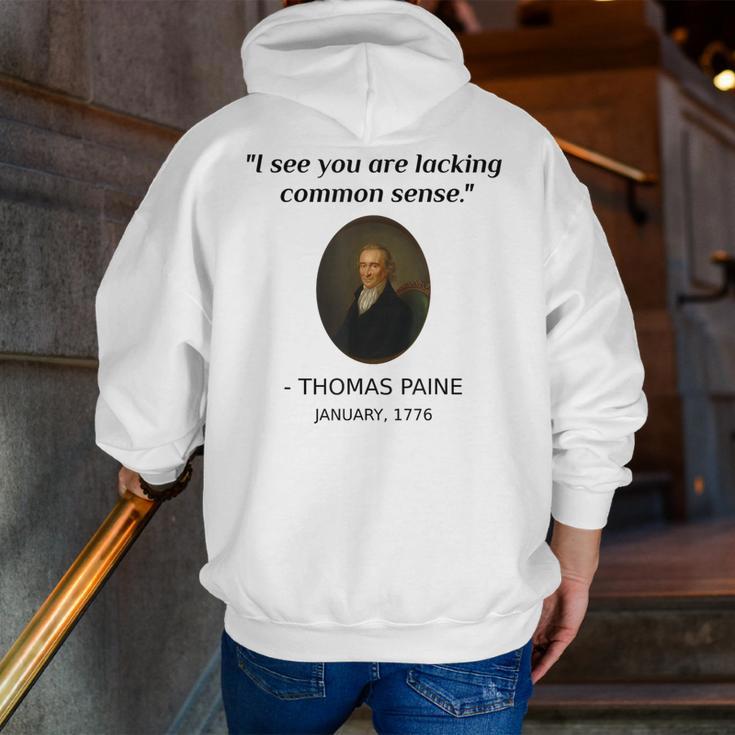 Thomas Paine Common Sense USA History Teacher Student Men Zip Up Hoodie Back Print, History Teacher Hoodies, funny gift Thomas Paine Common Sense USA History Teacher Student Men Zip Up Hoodie Back Print, History Teacher Hoodies, funny gift