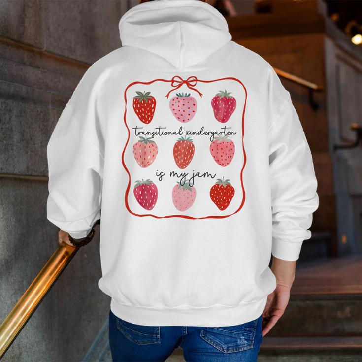 Transitional Kindergarten Is My Jam Strawberry TK Teacher Men Zip Up Hoodie Back Print, funny gift Transitional Kindergarten Is My Jam Strawberry TK Teacher Men Zip Up Hoodie Back Print, funny gift