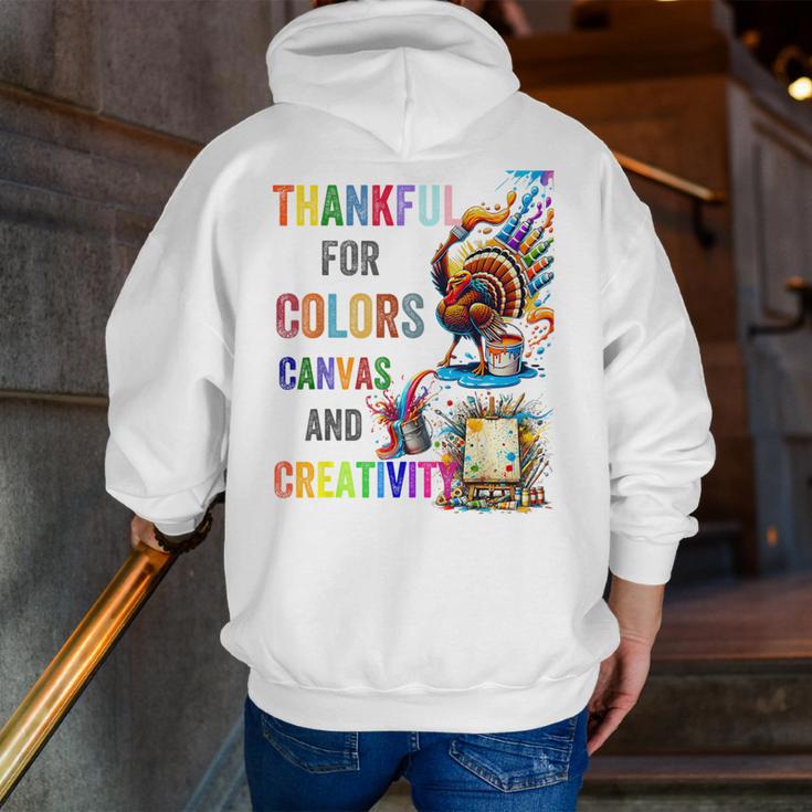 Turkey Thanksgiving Art Teacher Costume Tee For Artists Men Zip Up Hoodie Back Print, funny gift Turkey Thanksgiving Art Teacher Costume Tee For Artists Men Zip Up Hoodie Back Print, funny gift