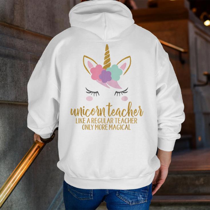 Unicorn Teacher Shirt For Women School Teacher Men Zip Up Hoodie Back Print, funny gift Unicorn Teacher Shirt For Women School Teacher Men Zip Up Hoodie Back Print, funny gift