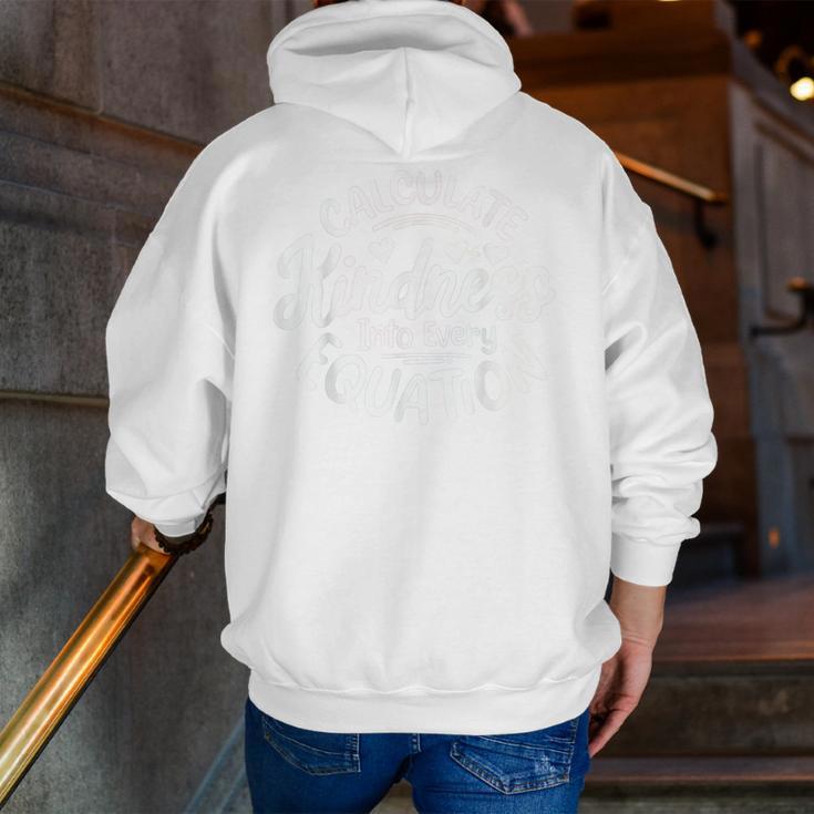 Unity Day Anti Bullying Calculate Kindness Math Teacher Kids Men Zip Up Hoodie Back Print, funny gift Unity Day Anti Bullying Calculate Kindness Math Teacher Kids Men Zip Up Hoodie Back Print, funny gift