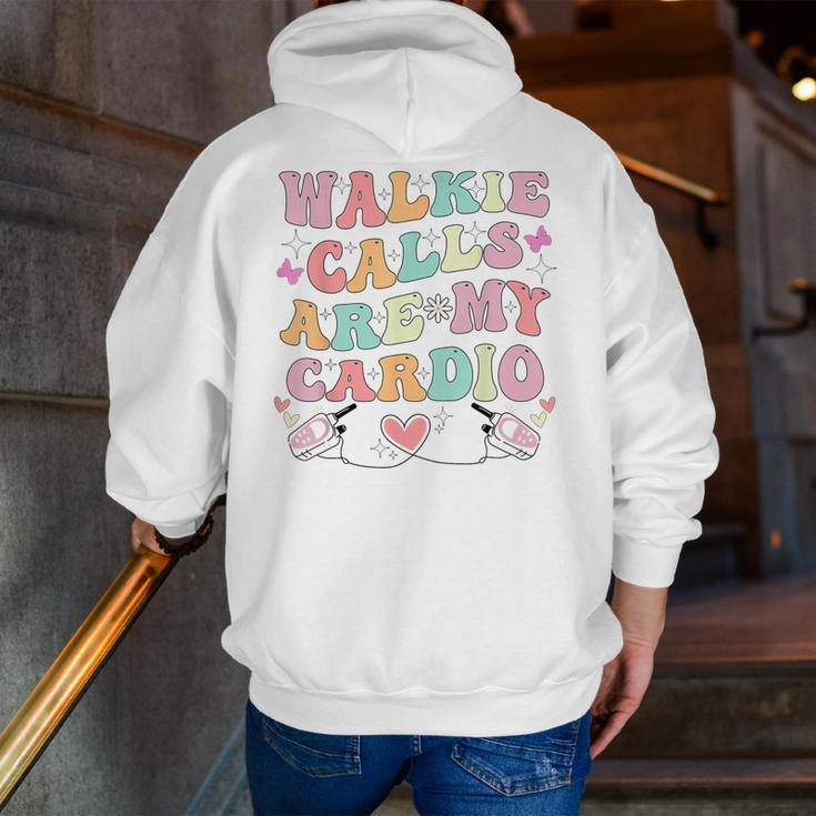 Walkie Calls Are My Cardio Special Education Teacher School Men Zip Up Hoodie Back Print, funny gift Walkie Calls Are My Cardio Special Education Teacher School Men Zip Up Hoodie Back Print, funny gift