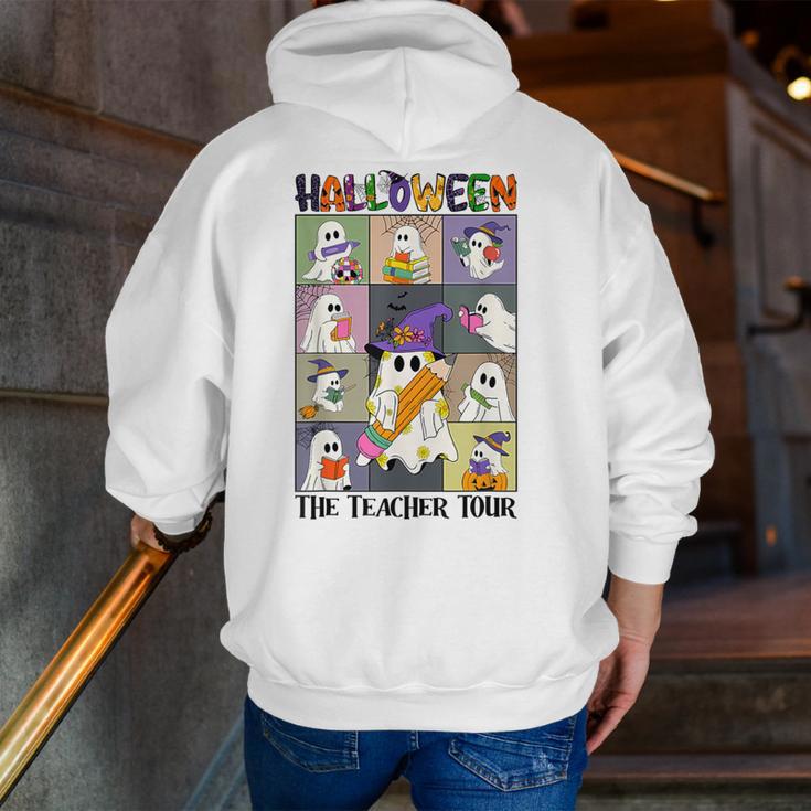 Women Halloween The Teacher Tour Ghosts Pencil Pumpkins Men Zip Up Hoodie Back Print, funny gift Women Halloween The Teacher Tour Ghosts Pencil Pumpkins Men Zip Up Hoodie Back Print, funny gift