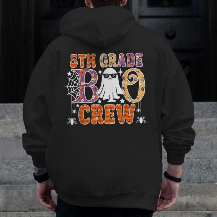 5th Grade Boo Crew Halloween Teachers Students Men Zip Up Hoodie Back Print, funny design 5th Grade Boo Crew Halloween Teachers Students Men Zip Up Hoodie Back Print, funny design