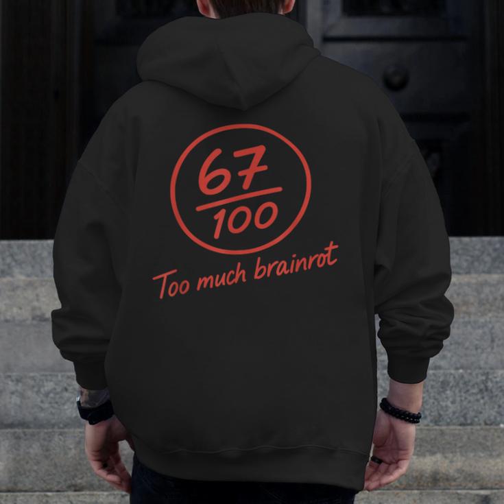 6 7 Brainrot Elementary Teacher Meme 67 Six Seven Men Zip Up Hoodie Back Print, funny design 6 7 Brainrot Elementary Teacher Meme 67 Six Seven Men Zip Up Hoodie Back Print, funny design