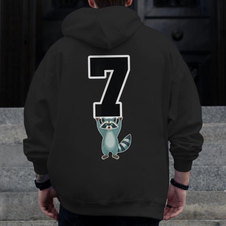 6 7 Matching Teachers Halloween Costume Raccoon Men Zip Up Hoodie Back Print, funny design 6 7 Matching Teachers Halloween Costume Raccoon Men Zip Up Hoodie Back Print, funny design