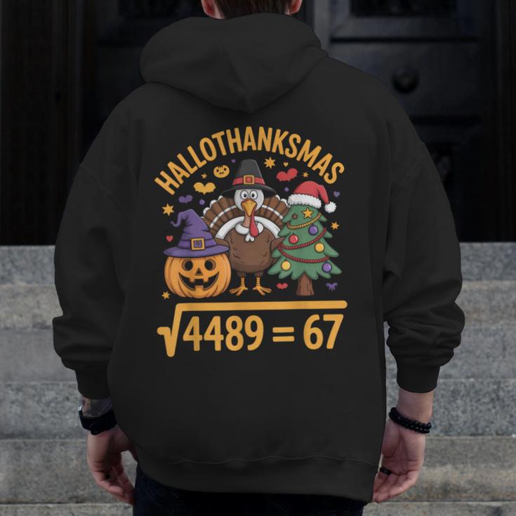 67 Meme Math Teacher Root 4489 Hallothanksmas Six Seven Men Zip Up Hoodie Back Print, funny design 67 Meme Math Teacher Root 4489 Hallothanksmas Six Seven Men Zip Up Hoodie Back Print, funny design