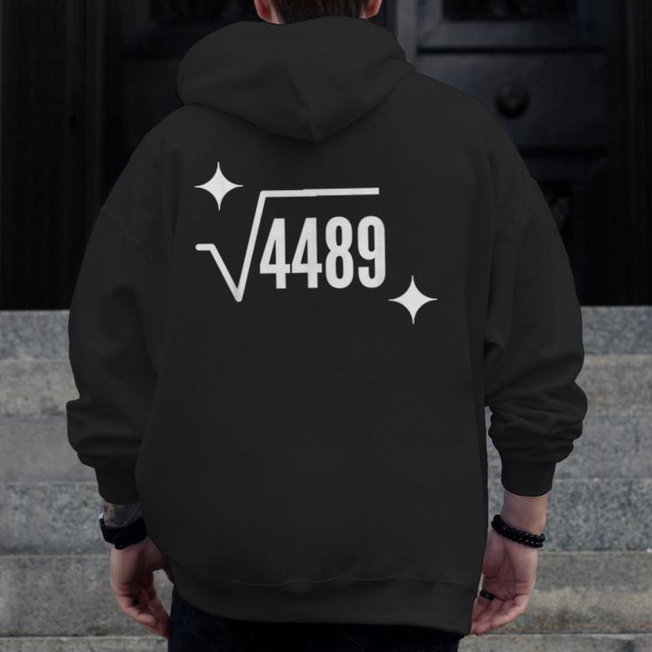 67 Meme Square Root 4489 Slang Math Teacher Men Women Men Zip Up Hoodie Back Print, funny design 67 Meme Square Root 4489 Slang Math Teacher Men Women Men Zip Up Hoodie Back Print, funny design