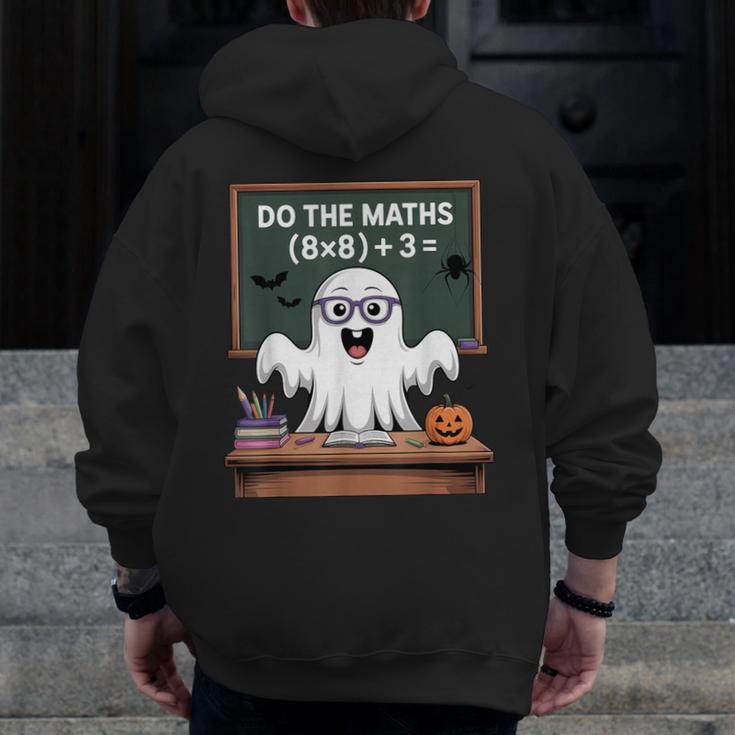 67 Teacher Halloween Ghost Six Seven Meme Do The Maths Men Zip Up Hoodie Back Print, funny design 67 Teacher Halloween Ghost Six Seven Meme Do The Maths Men Zip Up Hoodie Back Print, funny design