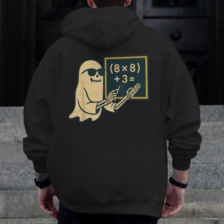 67 Teacher Halloween Skeleton Ghost Six Seven Meme Math Men Zip Up Hoodie Back Print, funny design 67 Teacher Halloween Skeleton Ghost Six Seven Meme Math Men Zip Up Hoodie Back Print, funny design