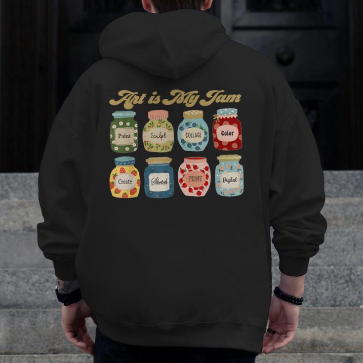 Art Is My Jam Art Teacher Specials Team Steam Teacher Men Zip Up Hoodie Back Print, funny design Art Is My Jam Art Teacher Specials Team Steam Teacher Men Zip Up Hoodie Back Print, funny design