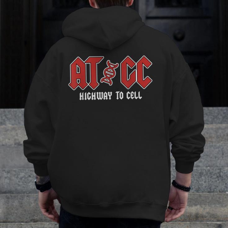 ATGC Teacher Student Biology Men Zip Up Hoodie Back Print, funny design ATGC Teacher Student Biology Men Zip Up Hoodie Back Print, funny design