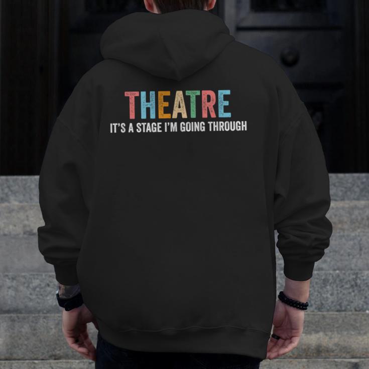 Theatre Drama Teacher Stage Play Broadway Theatre Men Zip Up Hoodie Back Print, funny design Theatre Drama Teacher Stage Play Broadway Theatre Men Zip Up Hoodie Back Print, funny design