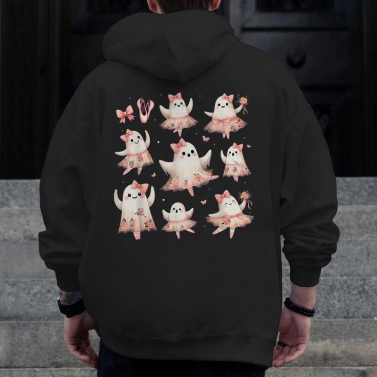 Ballet Ghost Ballet Dancer Spooky Dance Teacher Halloween Men Zip Up Hoodie Back Print, funny design Ballet Ghost Ballet Dancer Spooky Dance Teacher Halloween Men Zip Up Hoodie Back Print, funny design