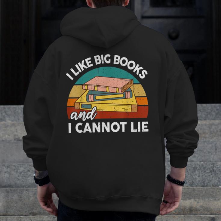 I Like Big Book Cant Lie Nerd School Librarian Teacher For Men Women Kids Men Zip Up Hoodie Back Print, funny design I Like Big Book Cant Lie Nerd School Librarian Teacher For Men Women Kids Men Zip Up Hoodie Back Print, funny design