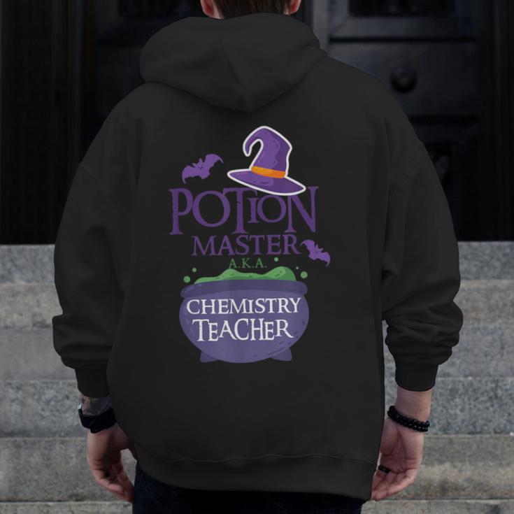Chemistry Teacher Halloween Shirt School POTION MASTER Men Zip Up Hoodie Back Print, funny design Chemistry Teacher Halloween Shirt School POTION MASTER Men Zip Up Hoodie Back Print, funny design