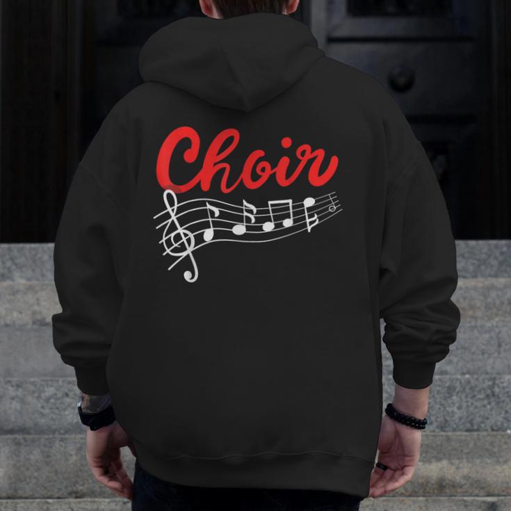 Choir Chorister Choir Teacher Choir Director Men Zip Up Hoodie Back Print, funny design Choir Chorister Choir Teacher Choir Director Men Zip Up Hoodie Back Print, funny design