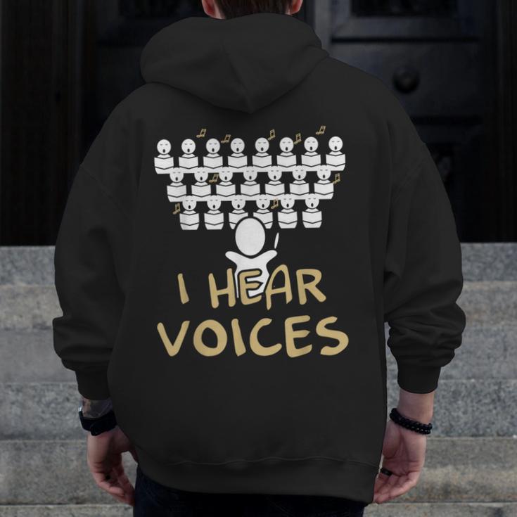 Choir Teacher Shirt I Hear Voices Chorister Tee Men Zip Up Hoodie Back Print, funny design Choir Teacher Shirt I Hear Voices Chorister Tee Men Zip Up Hoodie Back Print, funny design