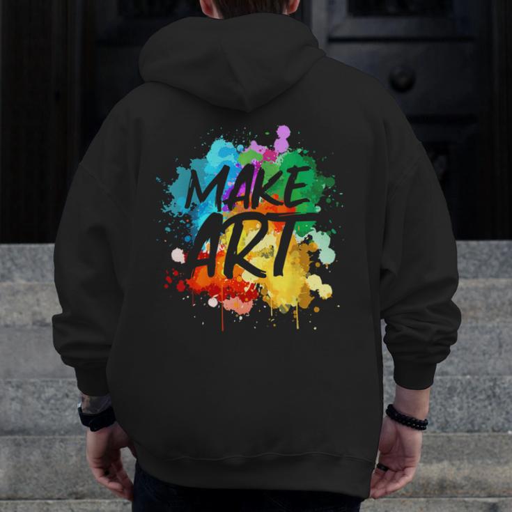 Cool Art For Men Women Artist Teacher Painter Artists Paint Men Zip Up Hoodie Back Print, funny design Cool Art For Men Women Artist Teacher Painter Artists Paint Men Zip Up Hoodie Back Print, funny design