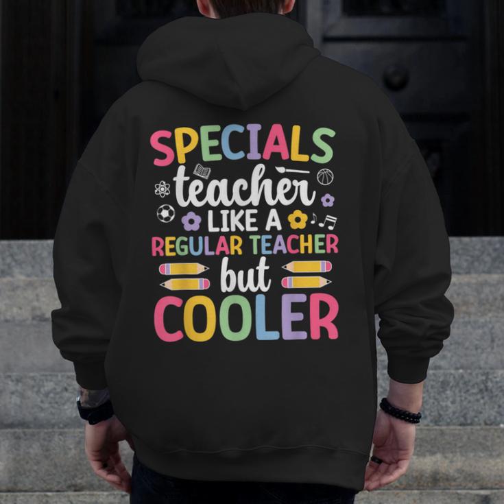 Cool Specials Teacher Specials Team Specials Squad Men Zip Up Hoodie Back Print, funny design Cool Specials Teacher Specials Team Specials Squad Men Zip Up Hoodie Back Print, funny design
