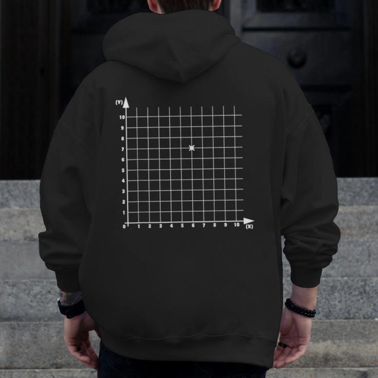 Coordinate 67 Math Teacher 67 Math Lover Boys Kids Men Zip Up Hoodie Back Print, funny design
