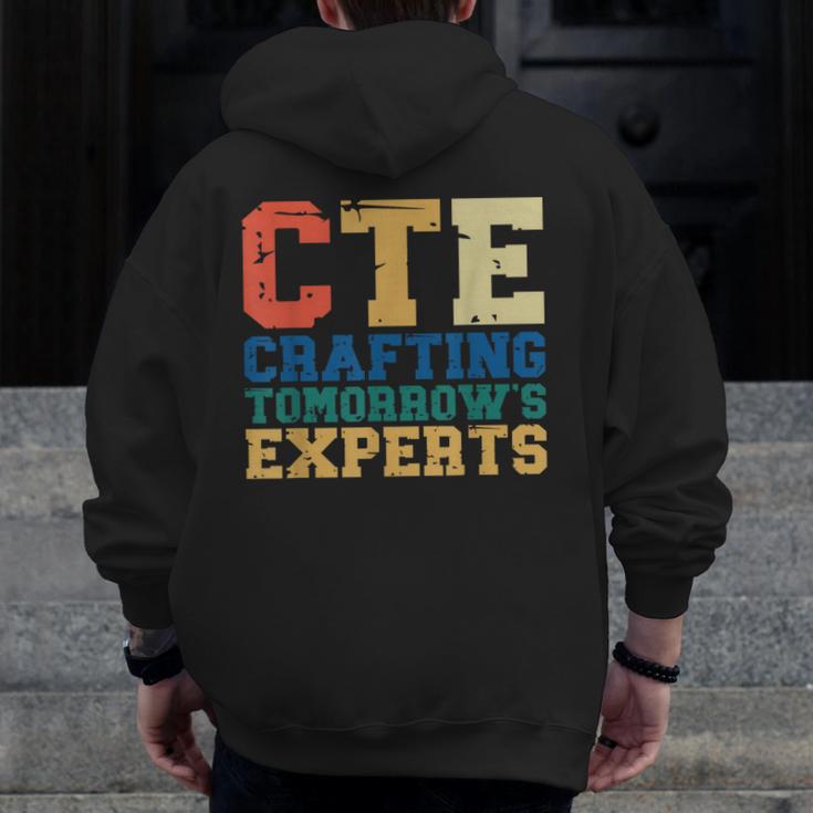 CTE Teacher Education Career Technical Men Zip Up Hoodie Back Print, funny design CTE Teacher Education Career Technical Men Zip Up Hoodie Back Print, funny design