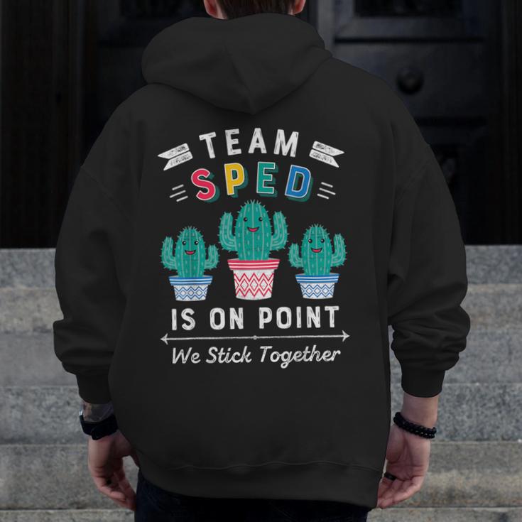 Cute SPED Teacher Special Education Cactus SPED Teacher Men Zip Up Hoodie Back Print, funny design Cute SPED Teacher Special Education Cactus SPED Teacher Men Zip Up Hoodie Back Print, funny design