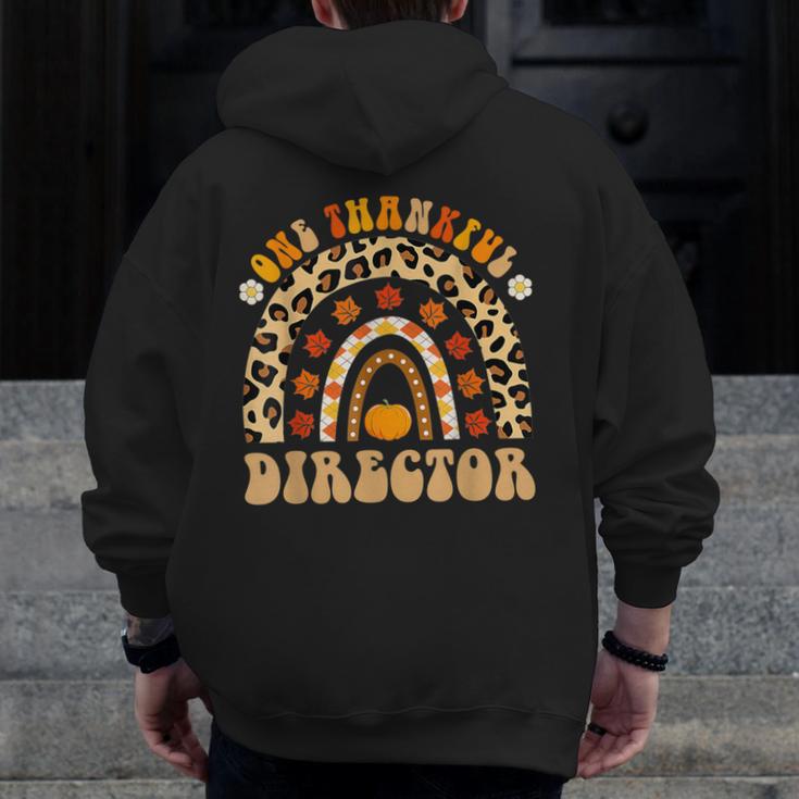 Director One Thankful Fall Teacher Women Life Men Zip Up Hoodie Back Print, funny design Director One Thankful Fall Teacher Women Life Men Zip Up Hoodie Back Print, funny design