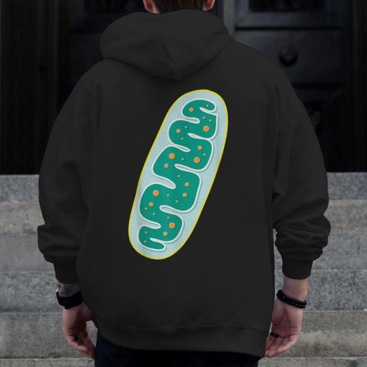 DIY Mitochondria Costume Biology Teacher Halloween Men Zip Up Hoodie Back Print, funny design DIY Mitochondria Costume Biology Teacher Halloween Men Zip Up Hoodie Back Print, funny design