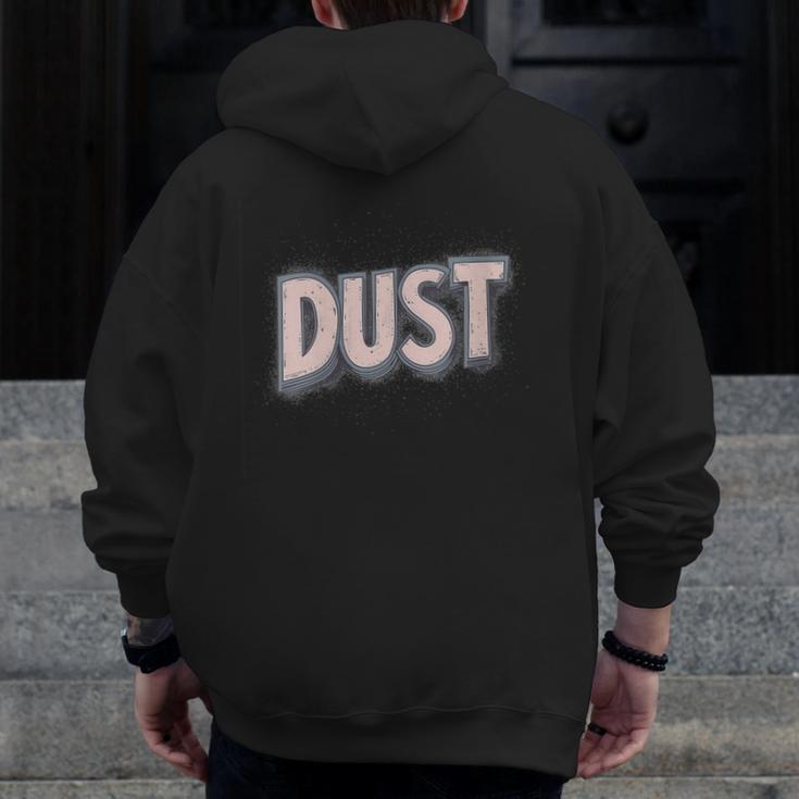 Dust Bunny Halloween Pun Costume Easy Lazy Teacher Men Zip Up Hoodie Back Print, funny design