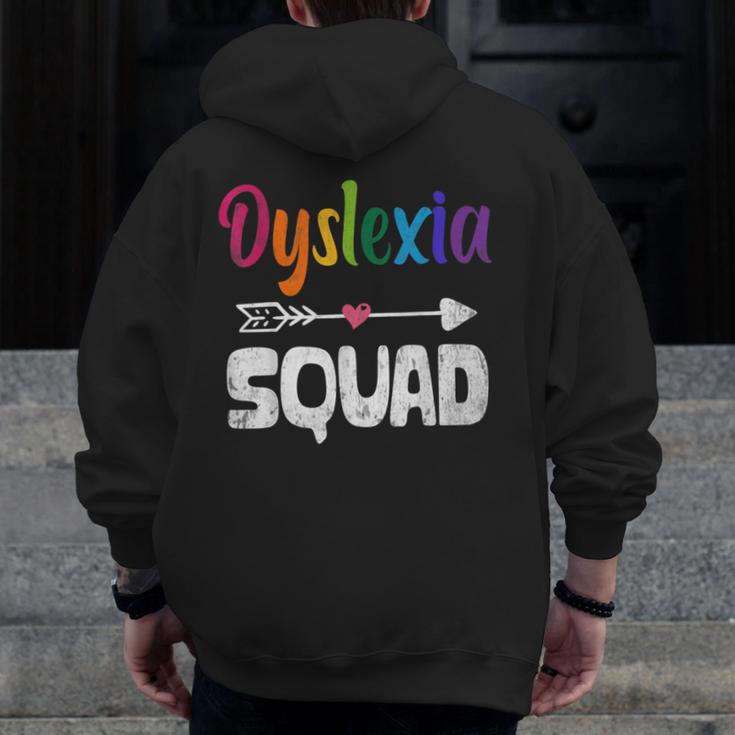 Dyslexia Awareness Month Dyslexia Teacher Therapist Men Zip Up Hoodie Back Print, funny design Dyslexia Awareness Month Dyslexia Teacher Therapist Men Zip Up Hoodie Back Print, funny design