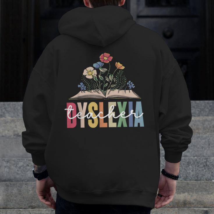 Dyslexia Teacher Awareness Dyslexic Dyslexics Dyslexia Men Zip Up Hoodie Back Print, funny design Dyslexia Teacher Awareness Dyslexic Dyslexics Dyslexia Men Zip Up Hoodie Back Print, funny design